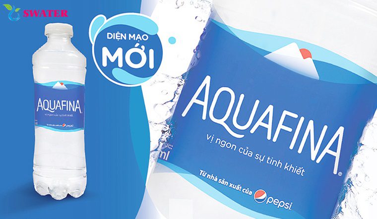Thông báo thay đổi bao bì mới nước suối Aquafina
