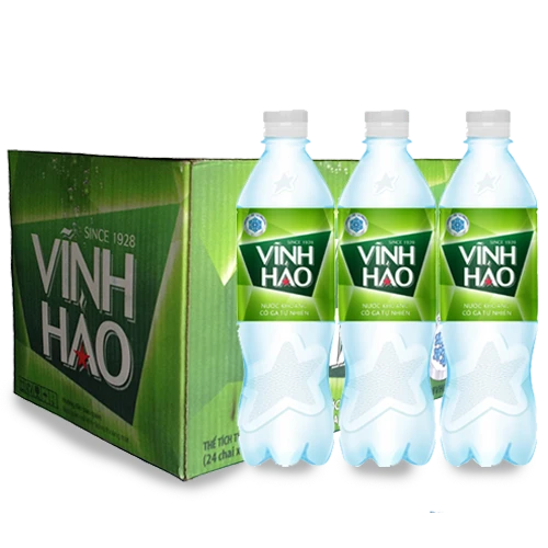 Nước khoáng Vĩnh Hảo có gas