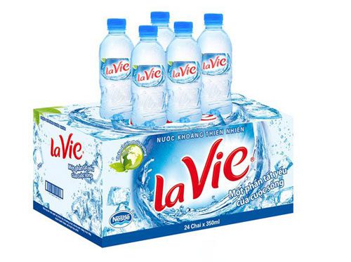Nước khoáng Lavie 350ml thùng 24 chai