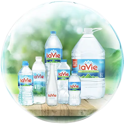 nước khoáng Lavie được yêu thích