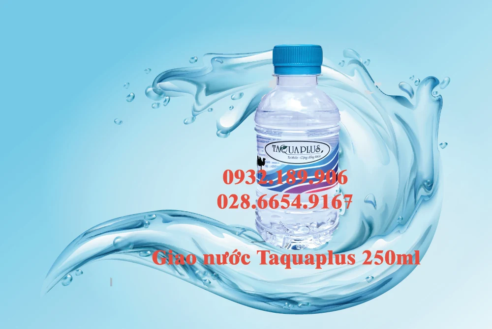 đại lý Nước suối Taquaplus 250ml