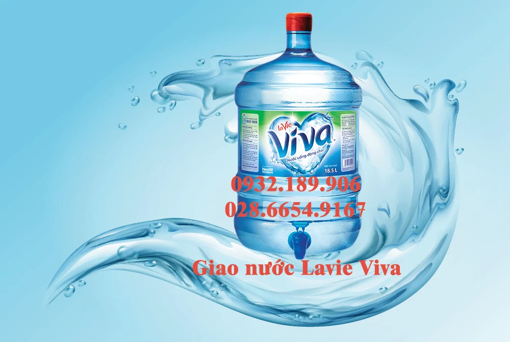 Nước tinh khiết Lavie Viva 18.5 lít tốt cho sức khỏe