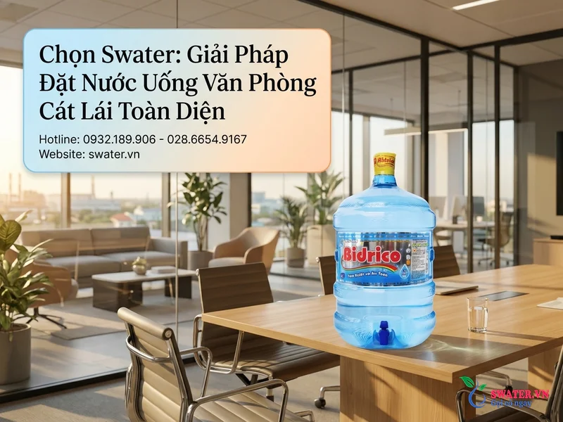 Chọn Swater: Giải Pháp Đặt Nước Uống Văn Phòng Cát Lái Toàn Diện