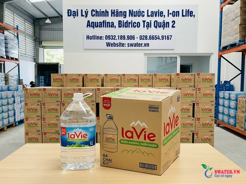 Đại Lý Chính Hãng Nước Lavie, I-on Life, Aquafina, Bidrico Tại Quận 2