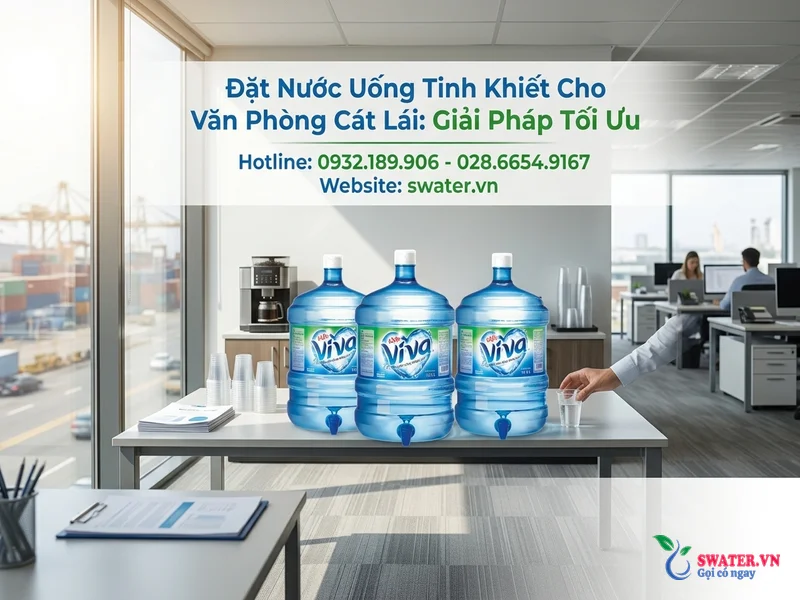 Đặt Nước Uống Tinh Khiết Cho Văn Phòng Cát Lái: Giải Pháp Tối Ưu