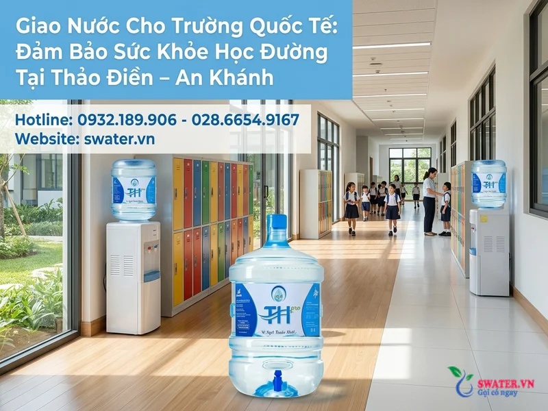 Giao Nước Cho Trường Quốc Tế: Đảm Bảo Sức Khỏe Học Đường Tại Thảo Điền – An Khánh
