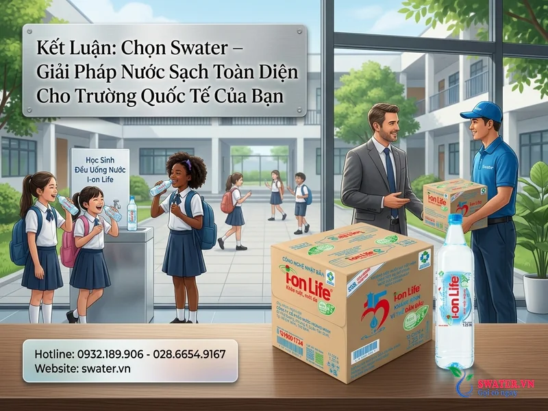 Kết Luận: Chọn Swater – Giải Pháp Nước Sạch Toàn Diện Cho Trường Quốc Tế Của Bạn