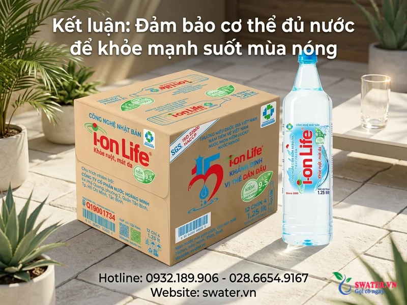 Kết luận: Đảm bảo cơ thể đủ nước để khỏe mạnh suốt mùa nóng