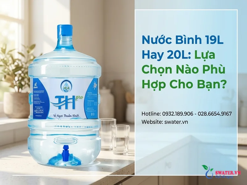 Nước Bình 19L Hay 20L: Lựa Chọn Nào Phù Hợp Cho Bạn?