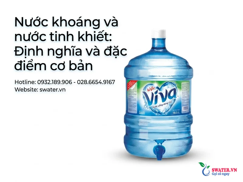 Nước khoáng và nước tinh khiết: Định nghĩa và đặc điểm cơ bản