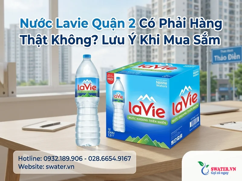Nước Lavie Quận 2 Có Phải Hàng Thật Không? Lưu Ý Khi Mua Sắm
