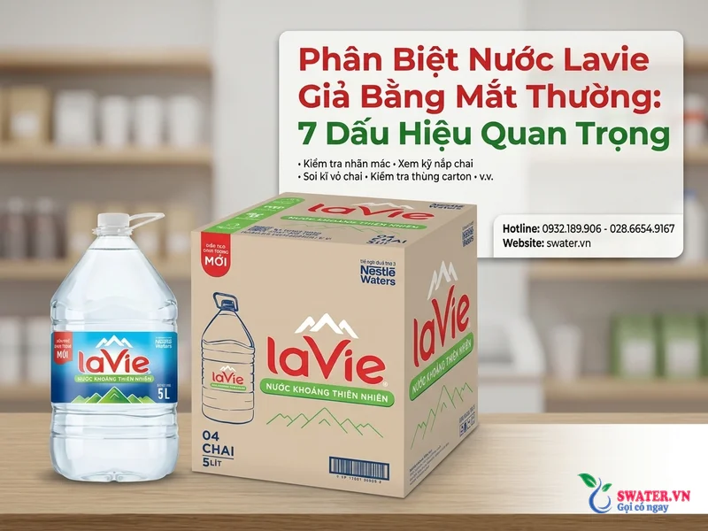 Phân Biệt Nước Lavie Giả Bằng Mắt Thường: 7 Dấu Hiệu Quan Trọng