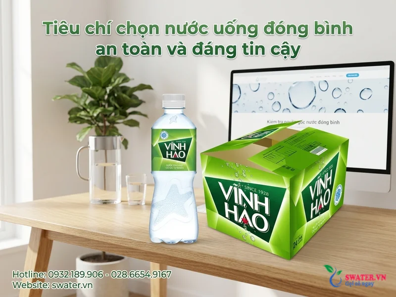Tiêu chí chọn nước uống đóng bình an toàn và đáng tin cậy