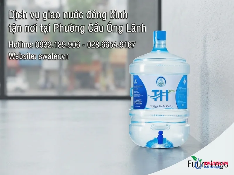 Dịch vụ giao nước đóng bình tận nơi tại Phường Cầu Ông Lãnh