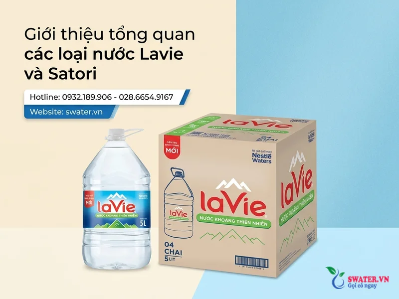 Giới thiệu tổng quan các loại nước Lavie và Satori