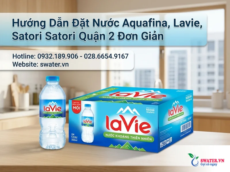 Hướng Dẫn Đặt Nước Aquafina, Lavie, Satori Quận 2 Đơn Giản