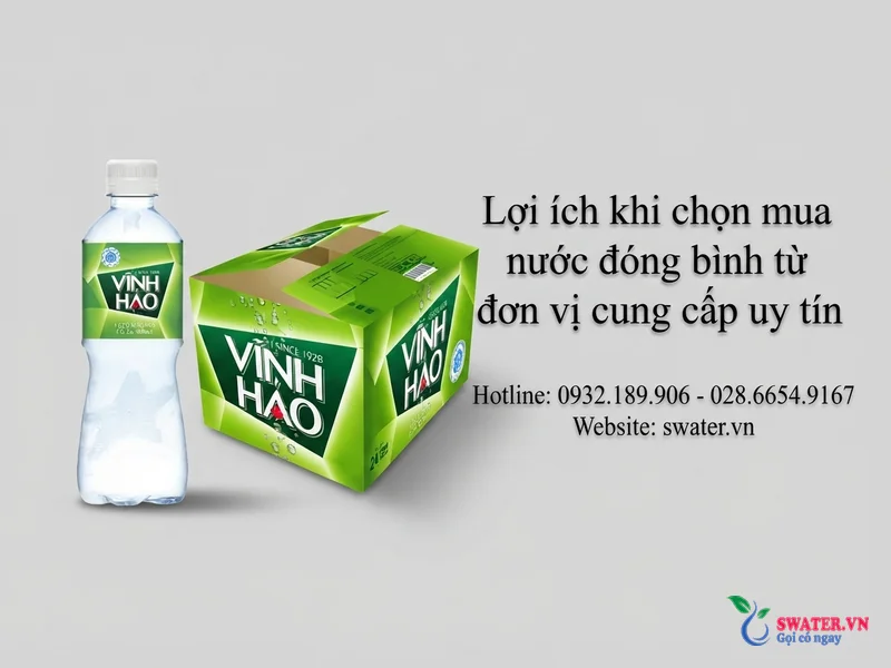 Lợi ích khi chọn mua nước đóng bình từ đơn vị cung cấp uy tín