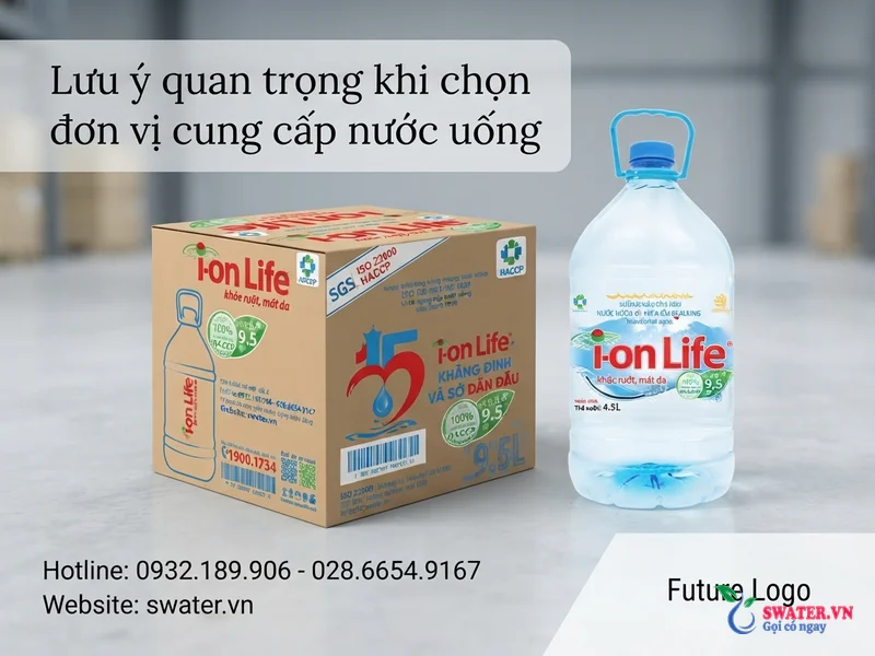 Lưu ý quan trọng khi chọn đơn vị cung cấp nước uống