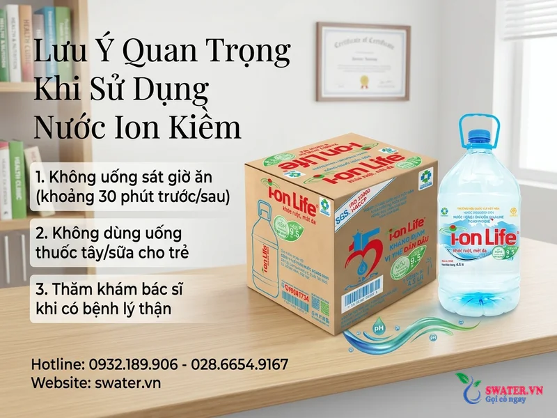 Lưu Ý Quan Trọng Khi Sử Dụng Nước Ion Kiềm
