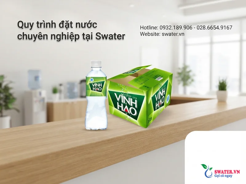 Quy trình đặt nước chuyên nghiệp tại Swater
