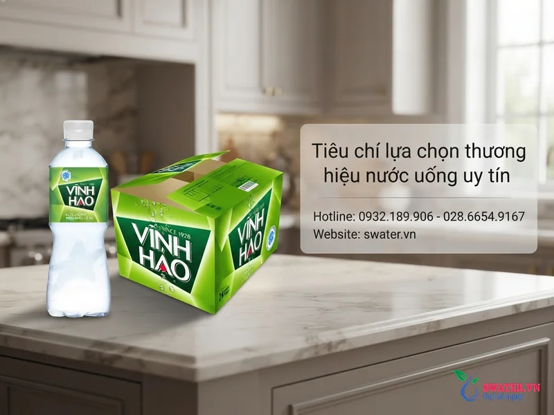 Tiêu chí lựa chọn thương hiệu nước uống uy tín