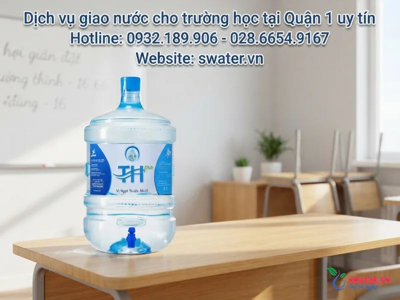 Dịch vụ giao nước cho trường học tại Quận 1 uy tín