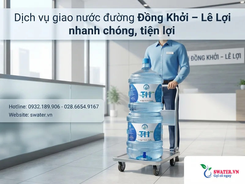 Dịch vụ giao nước đường Đồng Khởi – Lê Lợi nhanh chóng, tiện lợi