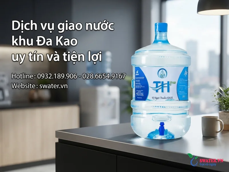 Dịch vụ giao nước khu Đa Kao uy tín và tiện lợi