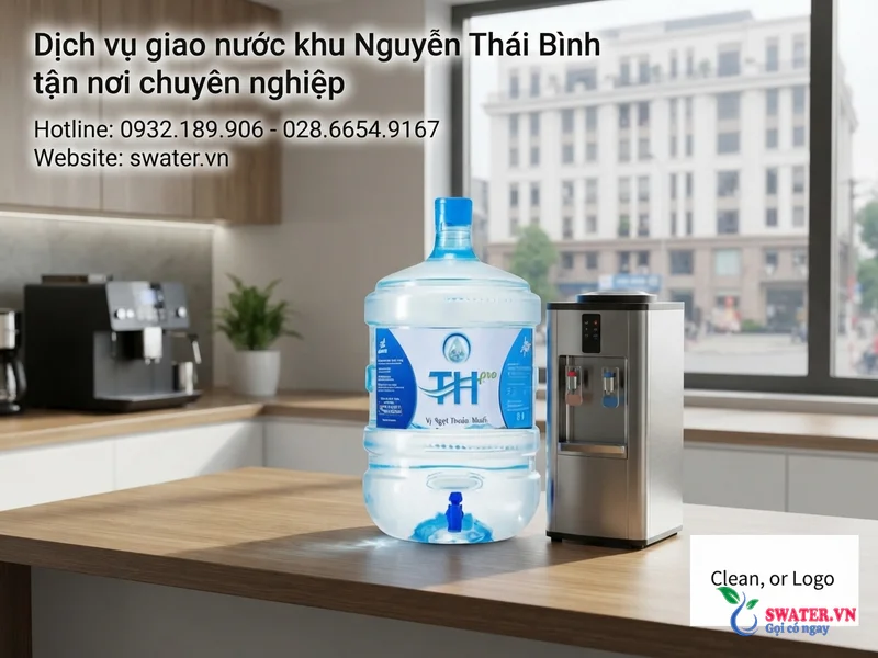 Dịch vụ giao nước khu Nguyễn Thái Bình tận nơi chuyên nghiệp