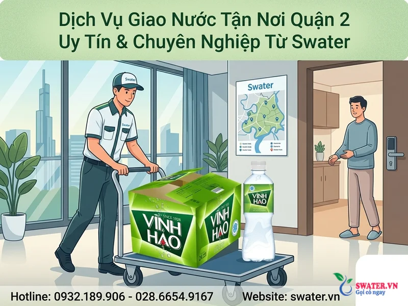 Dịch Vụ Giao Nước Tận Nơi Quận 2 Uy Tín & Chuyên Nghiệp Từ Swater