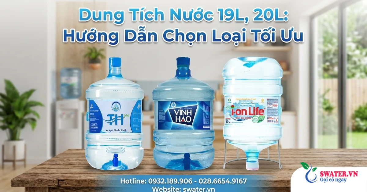 Dung Tích Nước 19L, 20L: Hướng Dẫn Chọn Loại Tối Ưu