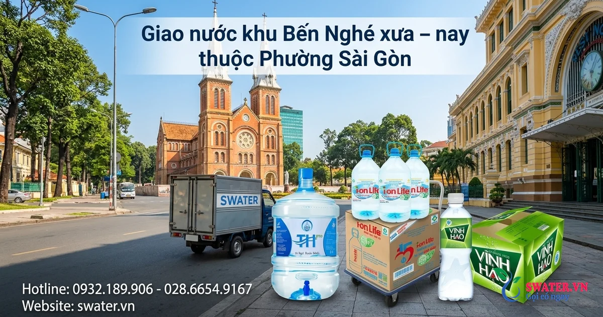 Giao nước khu Bến Nghé xưa – nay thuộc Phường Sài Gòn