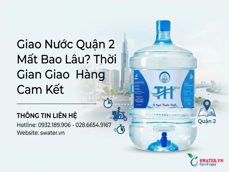 Giao Nước Quận 2 Mất Bao Lâu? Thời Gian Giao Hàng Cam Kết