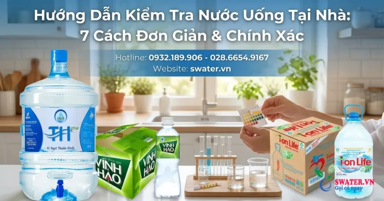 Hướng Dẫn Kiểm Tra Nước Uống Tại Nhà: 7 Cách Đơn Giản & Chính Xác