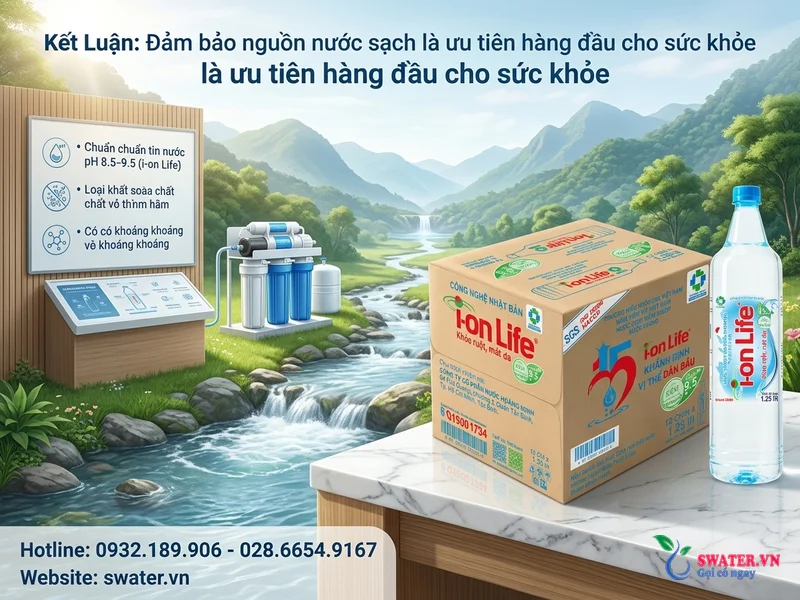 Kết Luận: Đảm bảo nguồn nước sạch là ưu tiên hàng đầu cho sức khỏe