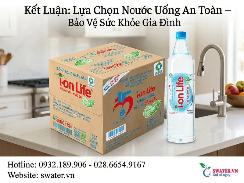 Kết Luận: Lựa Chọn Nước Uống An Toàn – Bảo Vệ Sức Khỏe Gia Đình