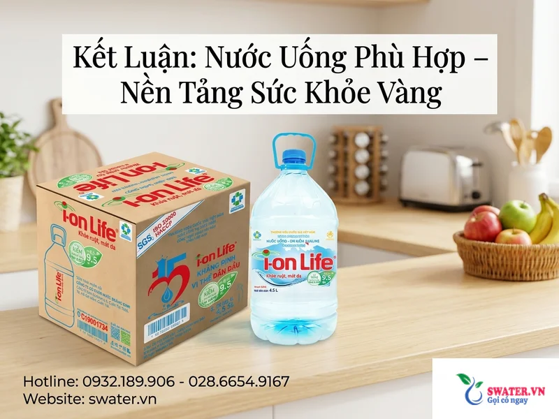 Kết Luận: Nước Uống Phù Hợp – Nền Tảng Sức Khỏe Vàng