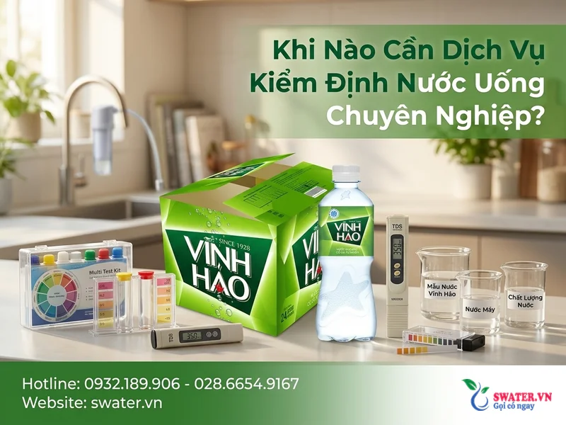 Khi Nào Cần Dịch Vụ Kiểm Định Nước Uống Chuyên Nghiệp?