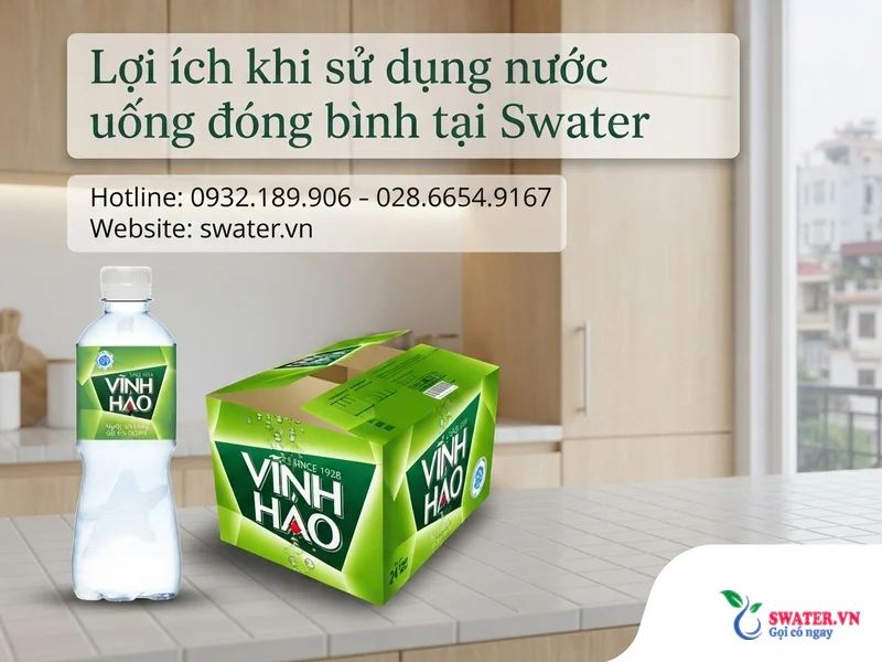 Lợi ích khi sử dụng nước uống đóng bình tại Swater