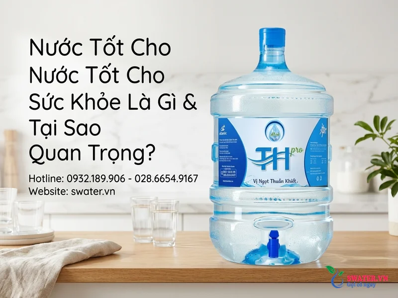 Nước Tốt Cho Sức Khỏe Là Gì & Tại Sao Quan Trọng?