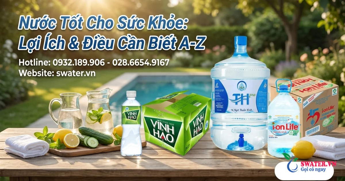 Nước Tốt Cho Sức Khỏe: Lợi Ích & Điều Cần Biết A-Z