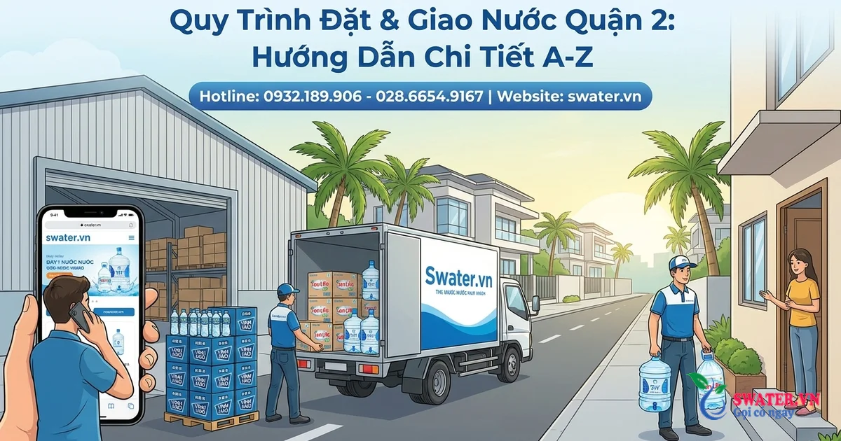 Quy Trình Đặt & Giao Nước Quận 2: Hướng Dẫn Chi Tiết A-Z