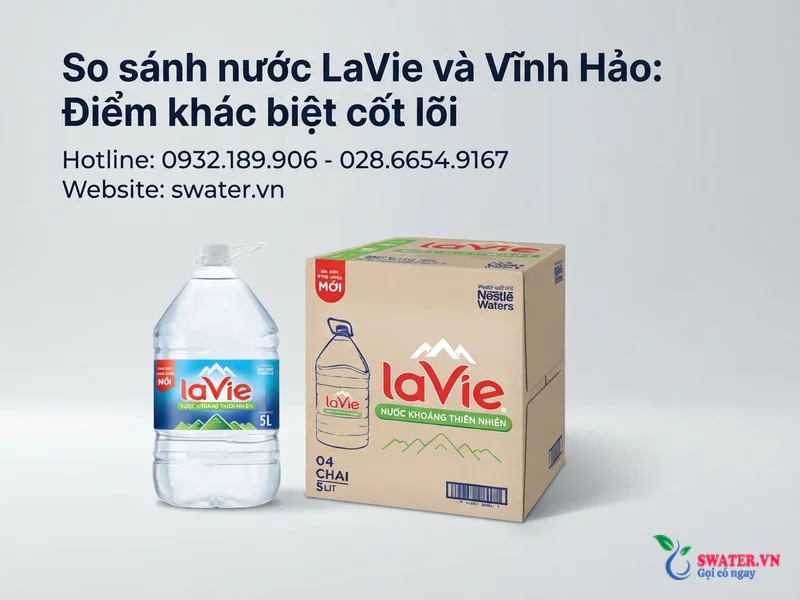 So sánh nước LaVie và Vĩnh Hảo: Điểm khác biệt cốt lõi