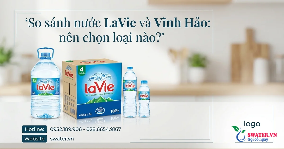 So sánh nước LaVie và Vĩnh Hảo: nên chọn loại nào?