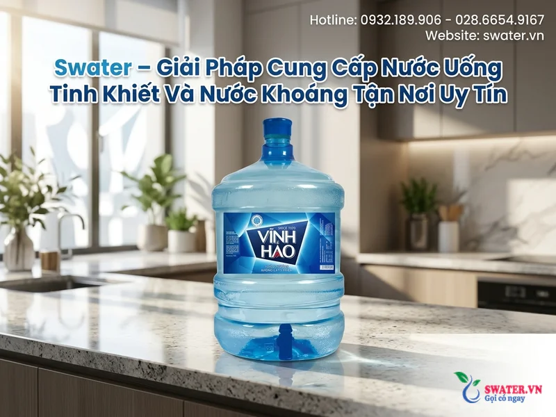 Swater – Giải Pháp Cung Cấp Nước Uống Tinh Khiết Và Nước Khoáng Tận Nơi Uy Tín