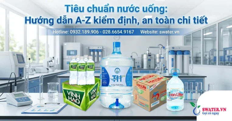 Tiêu chuẩn nước uống: Hướng dẫn A-Z kiểm định, an toàn chi tiết
