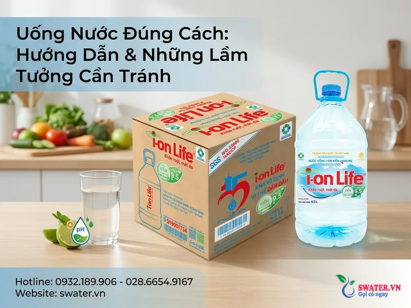 Uống Nước Đúng Cách: Hướng Dẫn & Những Lầm Tưởng Cần Tránh